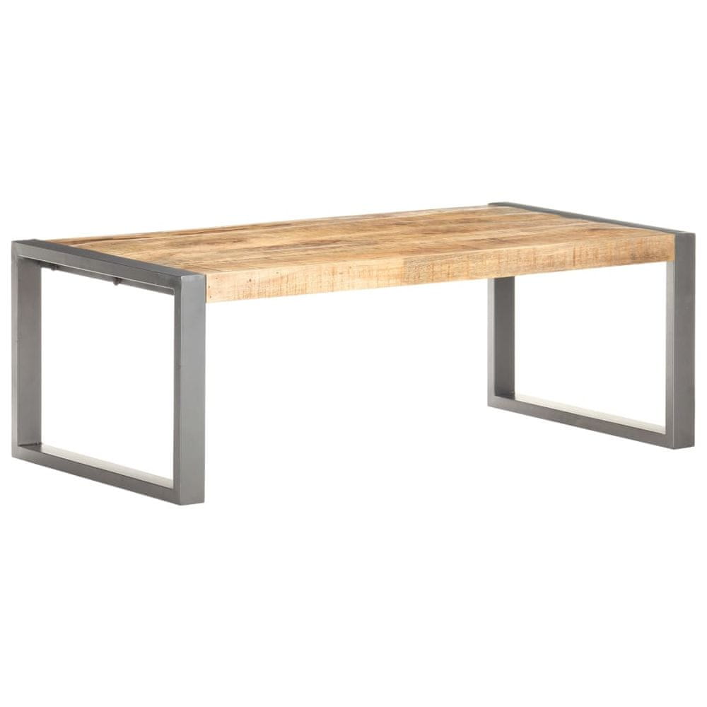 Vidaxl Konferenčný stolík 110x60x40 cm, surové mangové drevo